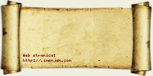 Nebojša Džaković vizit kartica